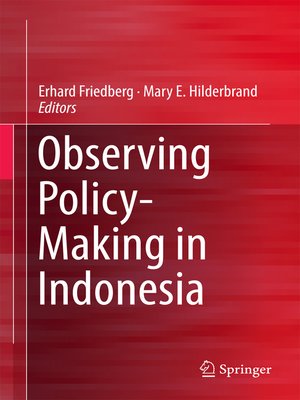 cover image of Observing Policy-Making in Indonesia